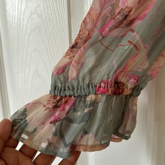 Express Maxi floral cover up dress - Picture 6 of 8